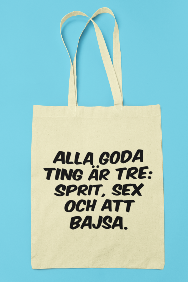 Tygväska - "Alla goda ting är tre:.."